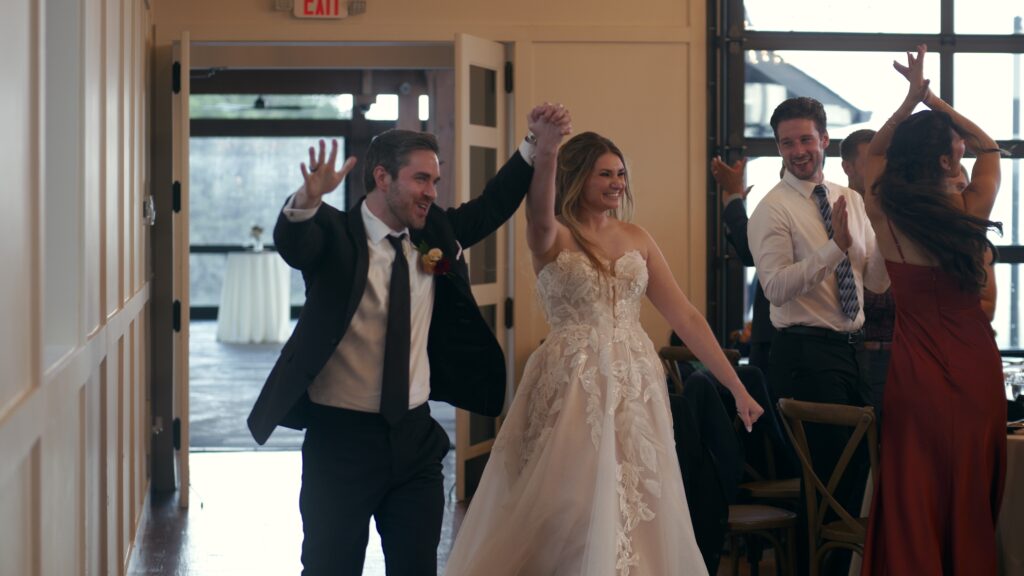 the reception at The Trillium